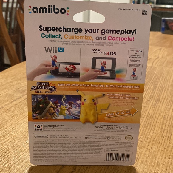 Nintendo Pikachu Amiibo, new in box - Picture 3 of 3